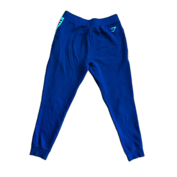 GYMSHARK Blue Gym Sports Sweatpants Joggers Pants Trousers Women's Size Medium - Picture 2 of 8